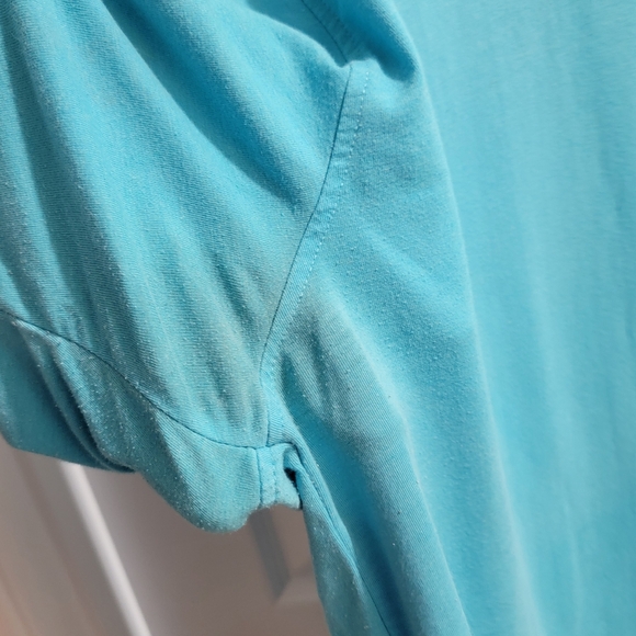 Men's Under Armour Light Blue T-Shirt (Size L) - Picture 5 of 7